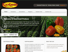 Tablet Screenshot of koornneefproduce.com